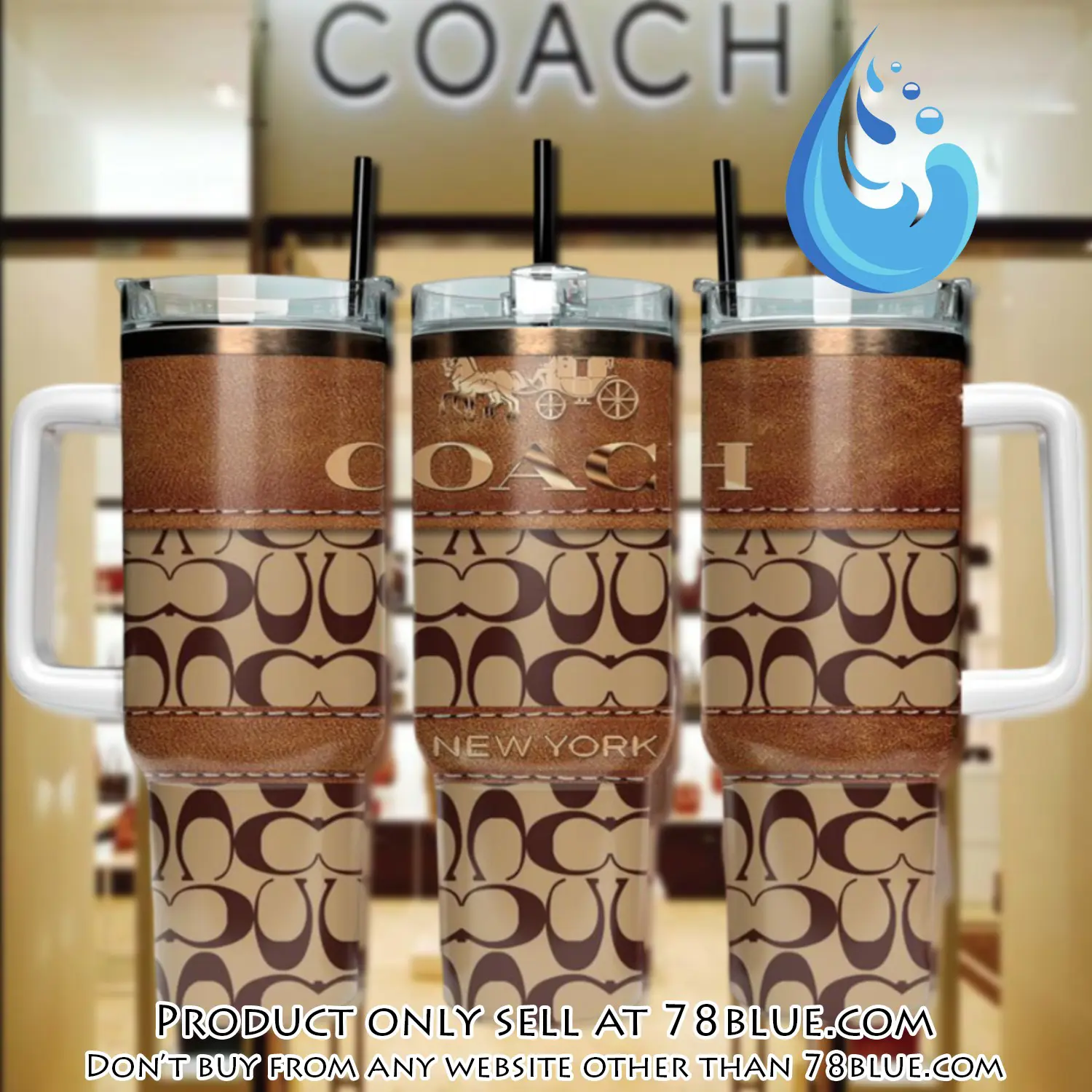 Coach new york stanley tumbler 40oz stanley tumbler coach logo ktb1120 78b1805620